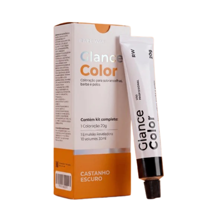 Glance Color Para Sobrancelhas Barba e Pelos - Rare Way