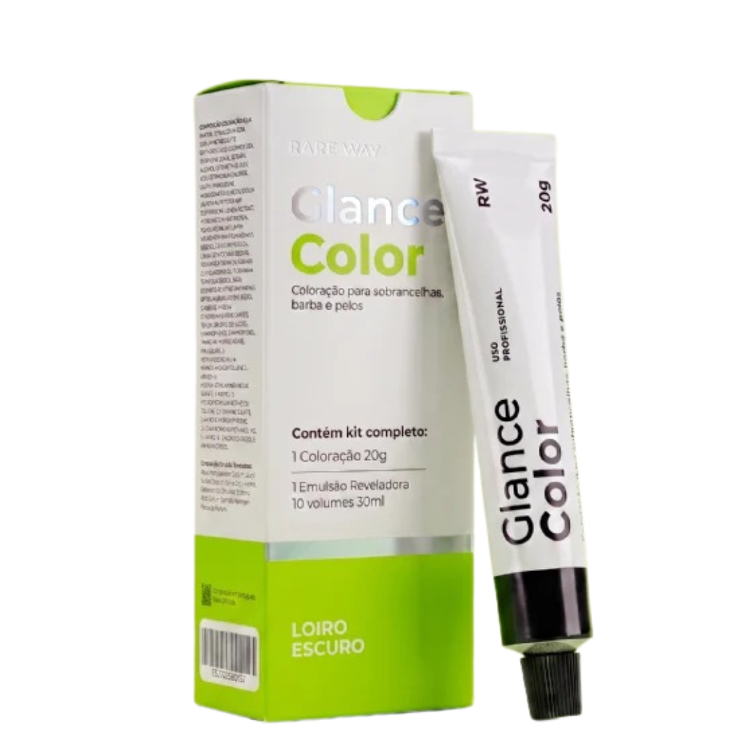 Glance Color Para Sobrancelhas Barba e Pelos - Rare Way