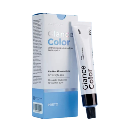 Glance Color Para Sobrancelhas Barba e Pelos - Rare Way