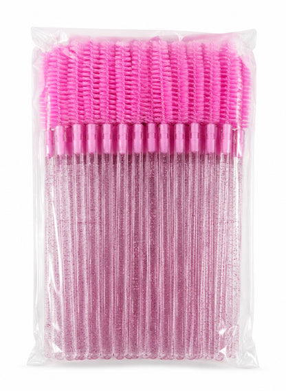 Escovinha de Silicone com glittert - 50 unidades