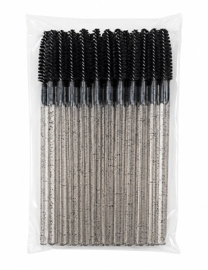Escovinha de Silicone com glittert - 50 unidades