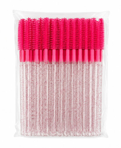 Escovinha de Silicone com glittert - 50 unidades
