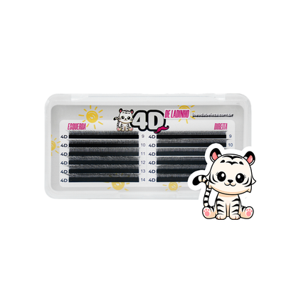 Cílios João da Beleza 4D de Ladinho Curvatura CC