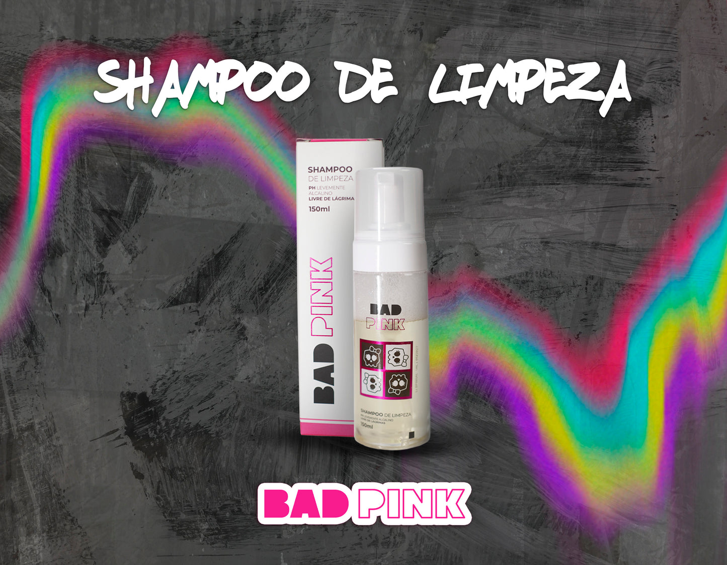 Shampoo de Limpeza Bad Pink