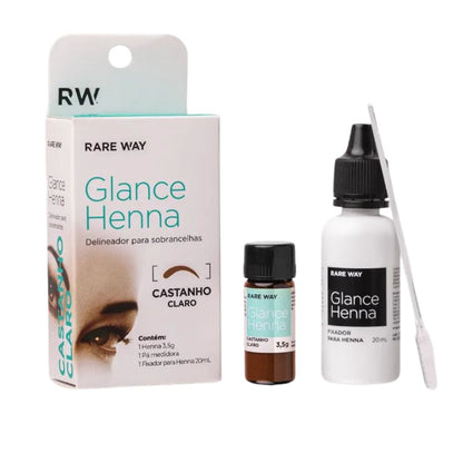 Glance Henna para sobrancelhas Rare Way