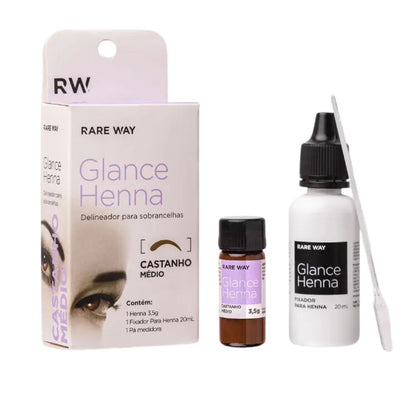 Glance Henna para sobrancelhas Rare Way