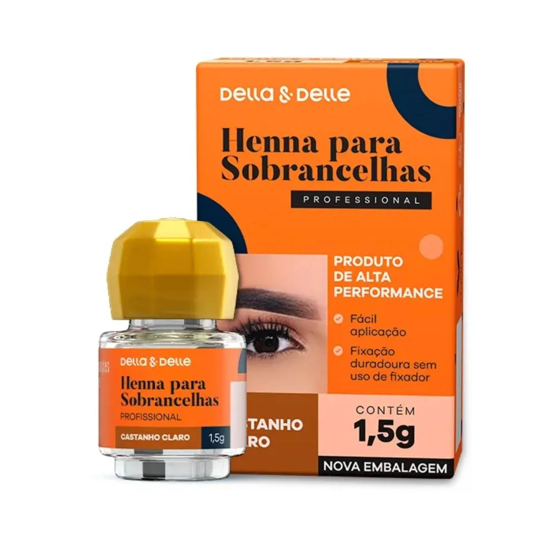 Henna para Sobrancelhas Della e Delle 1,5g
