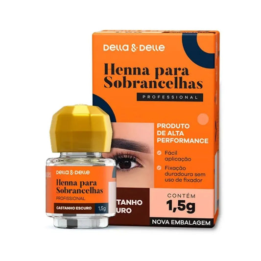Henna para Sobrancelhas Della e Delle 1,5g