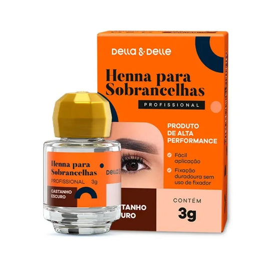 Henna para Sobrancelhas Della e Delle 3g
