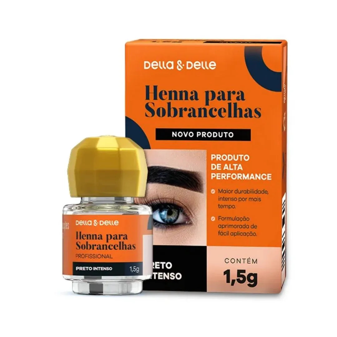 Henna para Sobrancelhas Della e Delle 1,5g
