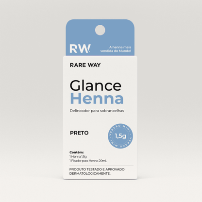 Glance Henna Mini para sobrancelhas Rare Way – João Da Beleza