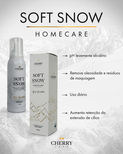 Espuma de Limpeza Cherry Lash Soft Snow - Home Care