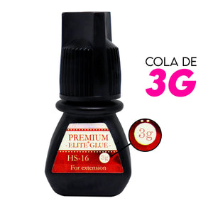 Foto Cola Elite Black Hs16 3g - Com Anvisa para Extensão de Cílios