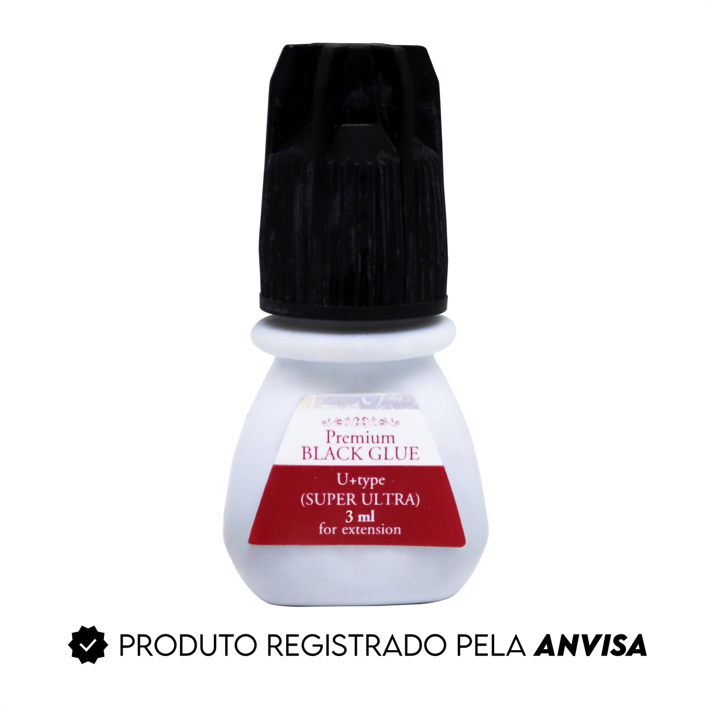 Foto Cola Para Cílios Super Ultra Black 3ml - Com Anvisa para Extensão de Cílios